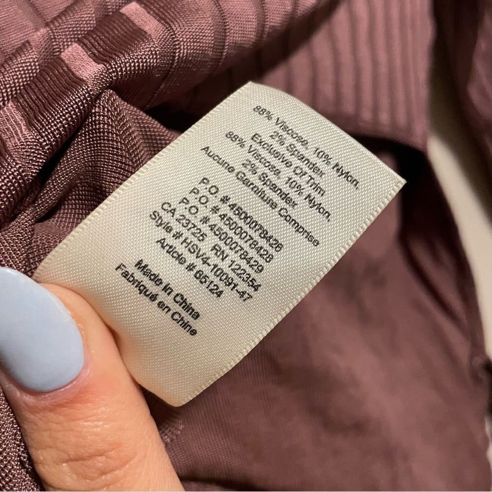 Aritzia Wilfred Mauve Maincy Open Back Backless L… - image 6